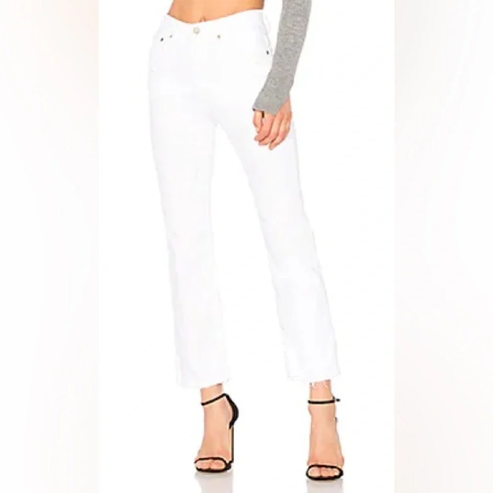 AG ADRIANO GOLDSCHMIED The Rhett Vintage High Waisted Straight Jeans Size 32 - Picture 7 of 8